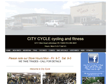 Tablet Screenshot of citycyclebikes.com